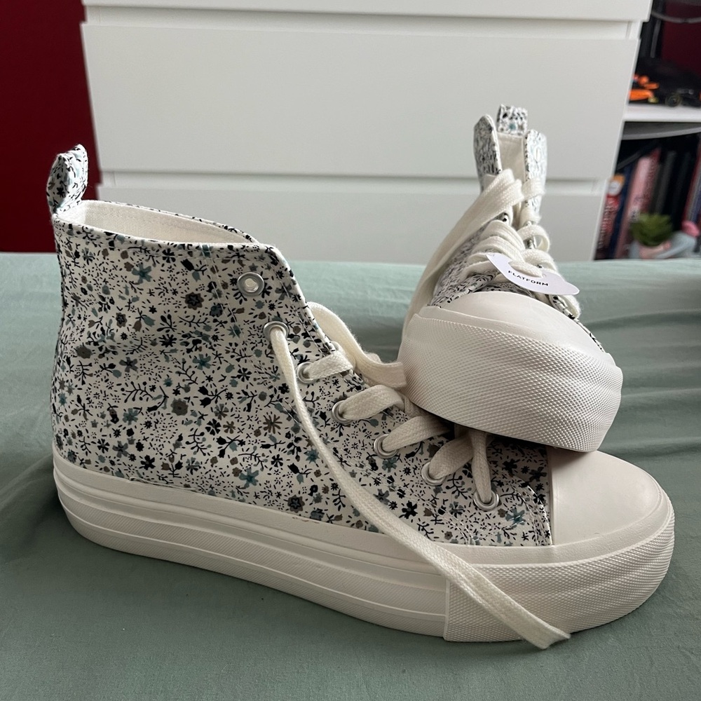 Primark Platform floral sneakers